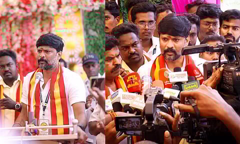 தமிழக வெற்றிக் கழகம் கட்சிக்கு உலக தமிழர்களிடம் பெரிய வரவேற்பு உள்ளது - நடிகர் சௌந்தரராஜா