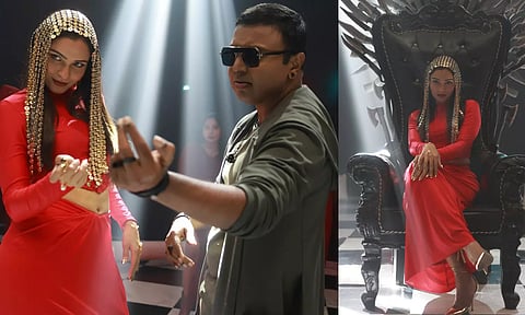 'லெவன்' படத்திற்காக டி. இமான் இசையில் ஆண்ட்ரியா பாடி, ஆடி அசத்தும் 'தமுகு' பாடல்