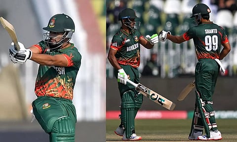 ஷான்டோ அரைசதம்: நியூசிலாந்துக்கு 237 ரன்கள் வெற்றி இலக்காக நிர்ணயித்தது வங்கதேசம்