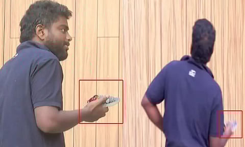 த.வெ.க. தலைவர் விஜய் வீட்டில் செருப்புடன் சேர்த்து மர்ம பொருள் வீசிய நபர் - பரபரப்பு