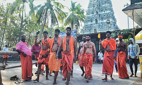 கோவிந்தா... கோபாலா... பக்தி கோஷத்துடன் சிவாலய ஓட்டத்தில் பங்கேற்ற பக்தர்கள்