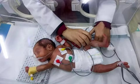 காசாவில் கடுங்குளிரால் உயிரிழந்த 6 குழந்தைகள்.. மருத்துவ வசதி இன்றி தவிக்கும் 7,700 குழந்தைகள் - ஐ.நா