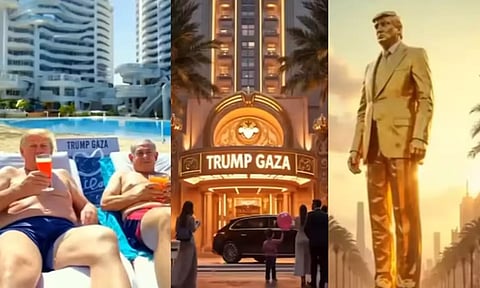 ரிசார்ட் நகரமான 'காசா': தங்க சிலை.. பெண்களுடன் நடனம் நேதன்யாகுவுடன் மது.. டிரம்ப் வெளியிட்ட AI வீடியோ