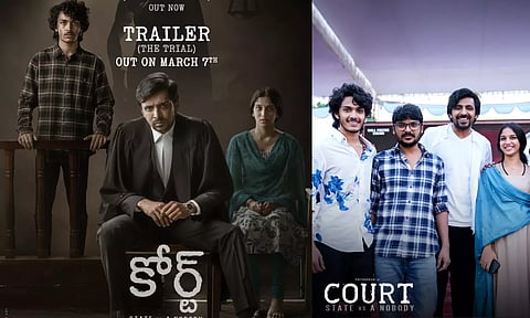 நானி தயாரித்துள்ள `Court' படத்தின்  டிரெய்லர் ரிலீஸ் அறிவிப்பு