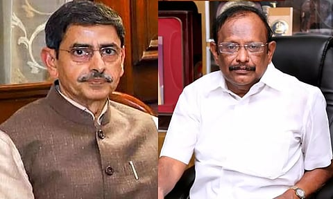 அரசியல் செய்ய அண்ணாமலை இருக்கிறார்.. ஆளுநர் போட்டியிட வேண்டாம்- அமைச்சர் ரகுபதி பதிலடி