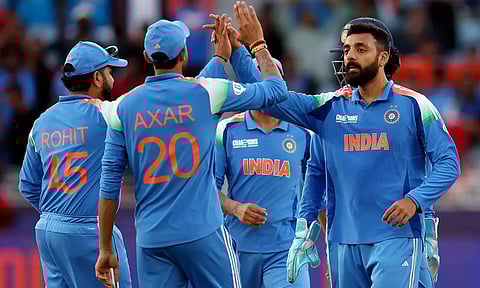 சாம்பியன்ஸ் டிராபி: நியூசிலாந்தை வீழ்த்தி ஹாட்ரிக் வெற்றி பெற்றது இந்தியா