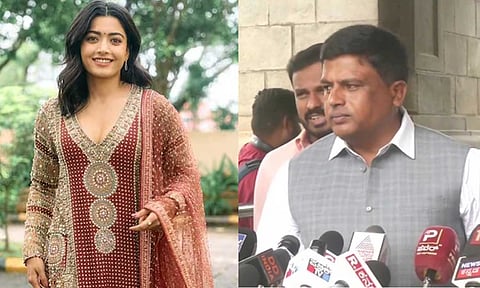 கன்னடத்தை புறக்கணித்த ராஷ்மிகாவுக்கு பாடம் புகட்ட வேண்டும்- கொந்தளித்த காங்கிரஸ் எம்.எல்.ஏ.