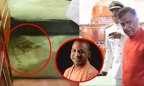 VIDEO: உ.பி. சட்டமன்றத்தில் பான் மசாலா மென்று எச்சில் துப்பிய எம்.எல்.ஏ.க்கள்