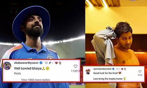 ஒரே பெயரால் குழம்பிய ரசிகர்கள்.. பாலிவுட் நடிகரை பாராட்டி கமெண்ட் செய்த வருண் சக்கரவர்த்தி