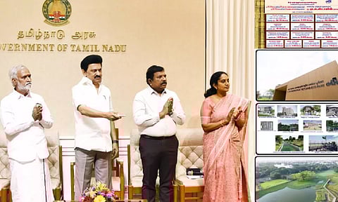 10 புதிய திட்டப் பணிகளுக்கு முதலமைச்சர் மு.க.ஸ்டாலின் அடிக்கல் நாட்டினார்