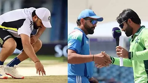 இந்தியா- பாகிஸ்தான் விளையாடிய ஆடுகளத்தில் சாம்பியன்ஸ் டிராபி இறுதிப்போட்டி