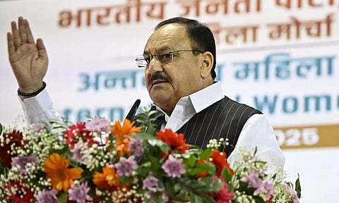 பெண்களின் ஆதரவும், ஆசியும் இல்லாமல் டெல்லியில் பாஜக அரசு அமைந்திருக்க முடியாது: ஜே.பி. நட்டா