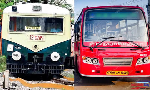 சென்னை புறநகர் ரெயில்கள் ரத்து- கூடுதல் பேருந்துகள் இயக்க முடிவு