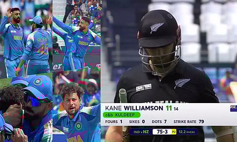 சாம்பியன்ஸ் டிராபி இறுதிப்போட்டி: 20 ஓவர் முடிவில் நியூசிலாந்து 101/3