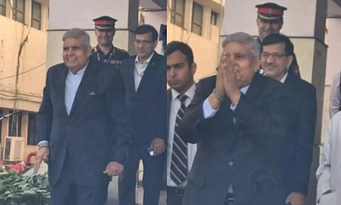 நெஞ்சு வலியால் மருத்துவமனையில் அனுமதிக்கப்பட்ட குடியரசுத் துணைத் தலைவர் டிஸ்சார்ஜ்