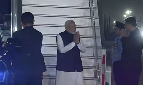 மொரிஷியஸ் சுற்றுப்பயணத்தை முடித்து டெல்லி திரும்பினார் பிரதமர் மோடி