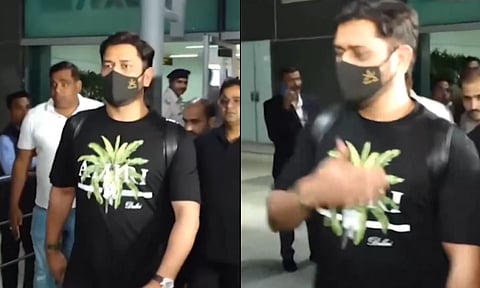 இந்திய அணி சாம்பியன்ஸ் டிராஃபி வென்றது பற்றிய கேள்வி - பதில் அளிக்காமல் சென்ற எம்.எஸ். தோனி