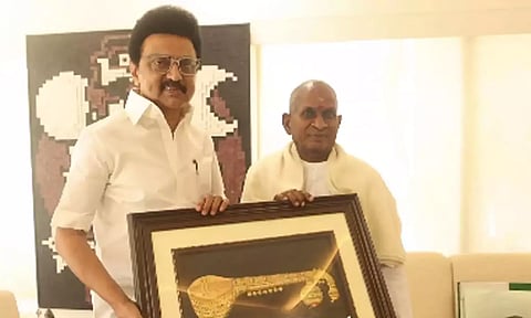 இளையராஜாவுக்கு பாராட்டு விழா: முதலமைச்சர் மு.க.ஸ்டாலின் அறிவிப்பு