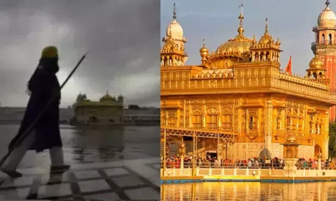 தங்கக் கோவிலுக்குள் இரும்புக் கம்பியுடன் நுழைந்து பக்தர்களை தாக்கிய மர்ம நபர்.. 5 பேர் படுகாயம்