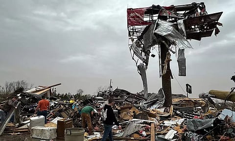 அமெரிக்காவில் சூறாவளி பாதிப்புக்கு 26 பேர் பலி: 2 லட்சம் வீடுகளுக்கு மின் இணைப்பு துண்டிப்பு