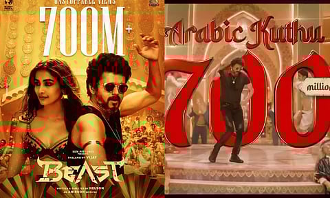 Hallamithi Habibo - 700 மில்லியன் பார்வைகளை கடந்த அரபிக் குத்து பாடல்