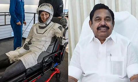 சுனிதா வில்லியம்ஸ் பயணம் விடாமுயற்சிக்கு சான்று- எடப்பாடி பழனிசாமி