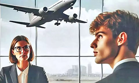 பறந்த விமானத்தை பார்த்ததால் வேலைவாய்ப்பை இழந்த வாலிபர்