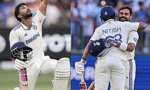விராட் கோலியின் ஷூ அணிந்து மெல்போர்ன் டெஸ்டில் சதம் அடித்தேன் - நிதிஷ்குமார் ரெட்டி