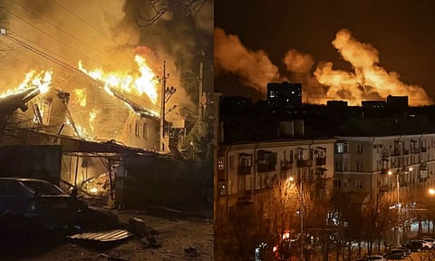 உக்ரைன் மீது ரஷியா சரமாரி டிரோன் தாக்குதல்.. 7 பேர் பலி - கேள்விக்குறியாகும் அமைதிப் பேச்சுவார்த்தை