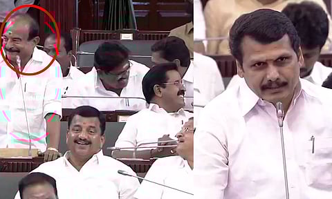 அமைச்சர் செந்தில் பாலாஜியை 'மாப்பிள்ளை' என சட்டமன்றத்தில் குறிப்பிட்ட அதிமுக MLA கருப்பண்ணன்