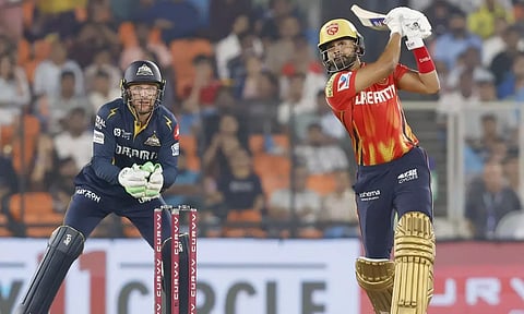 ஷ்ரேயாஸ் ஐயர், சஷாங்க் சிங் அதிரடி: பஞ்சாப் அணி 243 ரன்கள் குவிப்பு