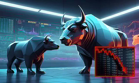 பங்கு சந்தை: ஒரு வார உயர்விற்கு பின்பு கடுமையாக சரிந்த சென்செக்ஸ், நிஃப்டி