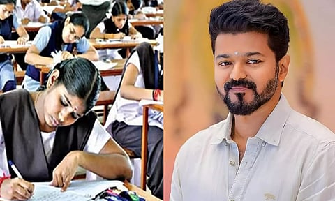 10ம் வகுப்பு பொதுத்தேர்வு எழுதும் மாணவர்களுக்கு த.வெ.க தலைவர் விஜய் வாழ்த்து