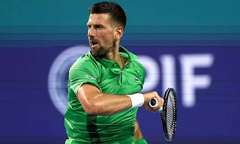 ஏ.டி.பி. மாஸ்டர்ஸ் அரையிறுதிக்கு முன்னேறிய வயதான வீரரானார் ஜோகோவிச்