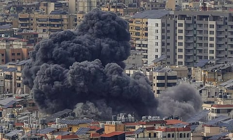 லெபனான் தலைநகர் பெய்ரூட் மீது தாக்குதல் நடத்திய இஸ்ரேல்