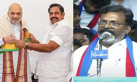பாஜகவோடு அதிமுக கூட்டணி வைத்தால்... இபிஎஸ்-க்கு திருமாவளவன் எச்சரிக்கை