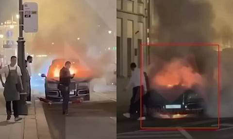 தீப்பிடித்து எரிந்த கார்... கொலை முயற்சியில் தப்பிய அதிபர் புதின்?