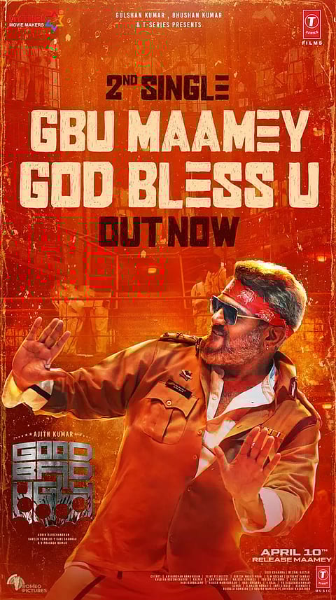 அனிருத் குரலில் குட் பேட் அக்லி 2nd Single வெளியானது...