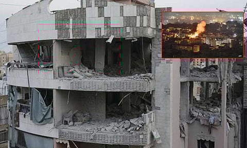 லெபனானின் பெய்ரூட் தெற்குப் பகுதியில் வான்தாக்குதல் நடத்திய இஸ்ரேல்: 3 பேர் உயிரிழப்பு