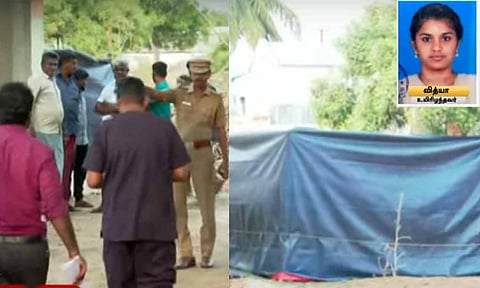 ஆணவக் கொலையா? காதலன் கொடுத்த புகார்- பெண்ணின் உடல் தோண்டி எடுப்பு