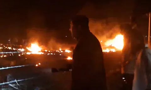 குஜராத்தில் பயிற்சியின் போது வெடித்துச் சிதறிய போர் விமானம்- விமானி பலி