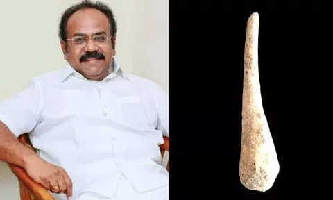 3ம் கட்ட அகழாய்வில் செம்பினால் செய்யப்பட்ட அஞ்சன கோல் கண்டெடுப்பு