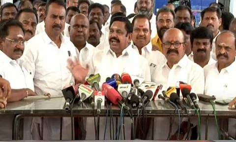 இரட்டை வேடம் போடும் கட்சி தி.மு.க. - எடப்பாடி பழனிசாமி ஆவேசம்