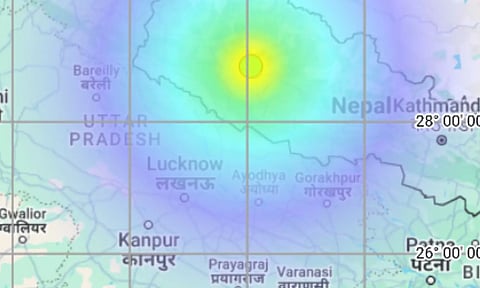 நேபாளத்தில் 5.0 ரிக்டர் அளவில் நிலநடுக்கம்.. டெல்லி உள்ளிட்ட வட இந்திய நகரங்களில் நில அதிர்வு