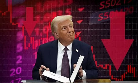 வரலாறு காணாத சரிவை நோக்கி உலக பங்குச்சந்தை.. மருந்து குடிச்சுதான் ஆகணும் என்கிறார் டிரம்ப்