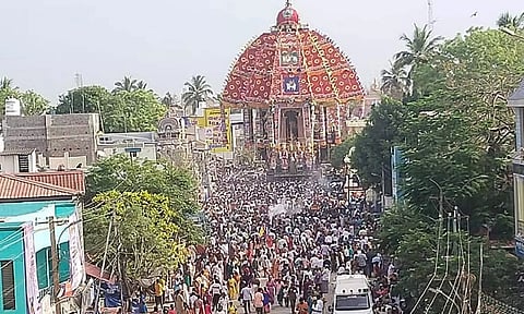 திருவாரூர் தியாகராஜர் கோவிலில் இன்று ஆழித்தேரோட்டம் கோலாகலம்