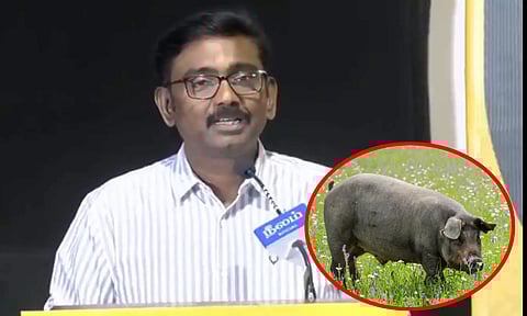 பன்றி மேய்ப்பவரை வில்லனாக காட்டியதற்கு மன்னிப்புக் கேட்கிறேன் - வசந்தபாலன்