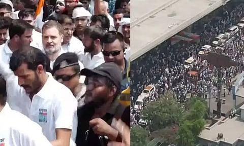 VIDEO: பீகாரில் இளைஞர்கள் புடைசூழ ராகுல் காந்தி தலைமையில் வெள்ளை T-SHIRT பேரணி!