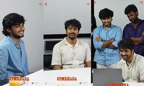 சிவகார்த்திகேயனை நேரில் சந்தித்து வாழ்த்து பெற்ற `ஆலப்புழா ஜிம்கானா' படக்குழு