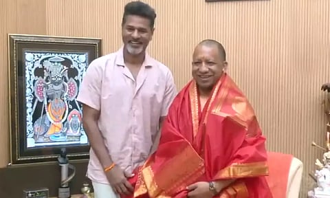 உ.பி முதல்வர் யோகி ஆதித்யநாத்தை சந்தித்த பிரபுதேவா